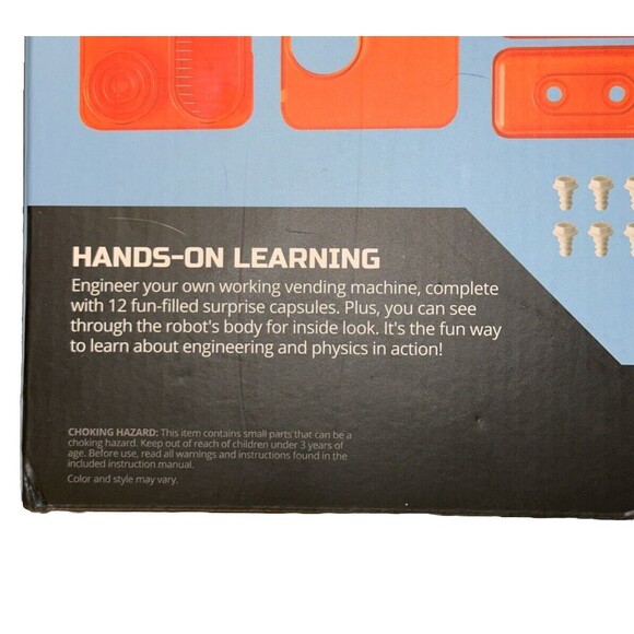 NEW Discovery MindBlown DIY Prize-Pod Robot 52Pc Retro Vending Machine Build Kit - Picture 9 of 10